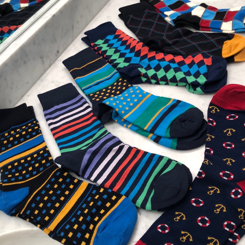 Never worn! Men’s dress socks